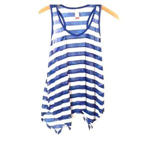 No Boundaries Tops - ❤Women's shirt size medium blue and white stripes No Boundaries Tops - ❤Women's shirt size medium blue and white stripes